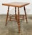 Antique Ornate Oak Wood Stick and Ball Accent Table For Sale - Image 4 of 8