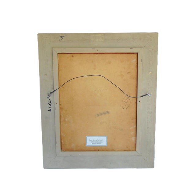 Antique Original Oil Painting by Mary Horton Adriance Framed 21"Wx25"H For Sale - Image 10 of 10