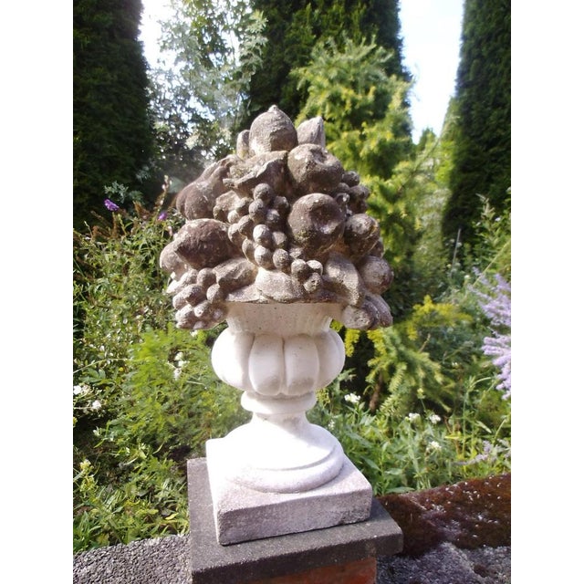 Beautiful fruit basket for the garden, made by Italgarden in the 1950s or 60s. No damage – there is a small air bubble in...