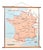 Painted Map of France, 1950s For Sale