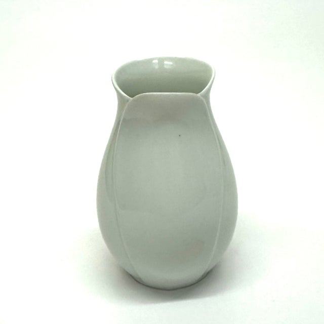 Fine White Porcelain Vase Curation, Multiple West German Makers - Group of 5 For Sale In Miami - Image 6 of 12