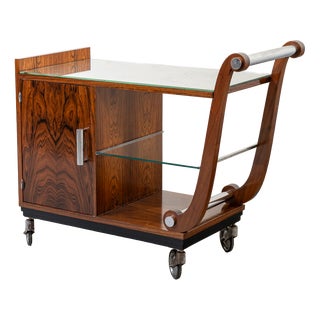 French Art Deco Bar Trolley, 1920s For Sale