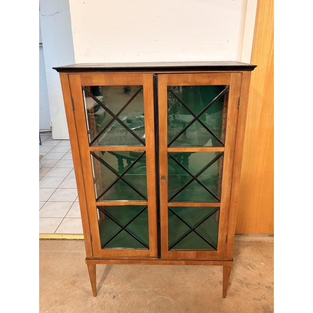 Display Case with Mouth-Blown Glass Panes and Streaks, 1870 For Sale - Image 4 of 4