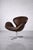 Mid-Century Modern Danish Brown Leather Swan Chair by Arne Jacobsen for Fritz Hansen, 1958 For Sale - Image 10 of 18