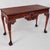 Late 20th Century English Georgian Style Mahogany Console Table - Greek Key Frieze Paw Feet For Sale - Image 5 of 10