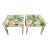 Palm Beach Style Hand Painted Side Tables, a Pair For Sale