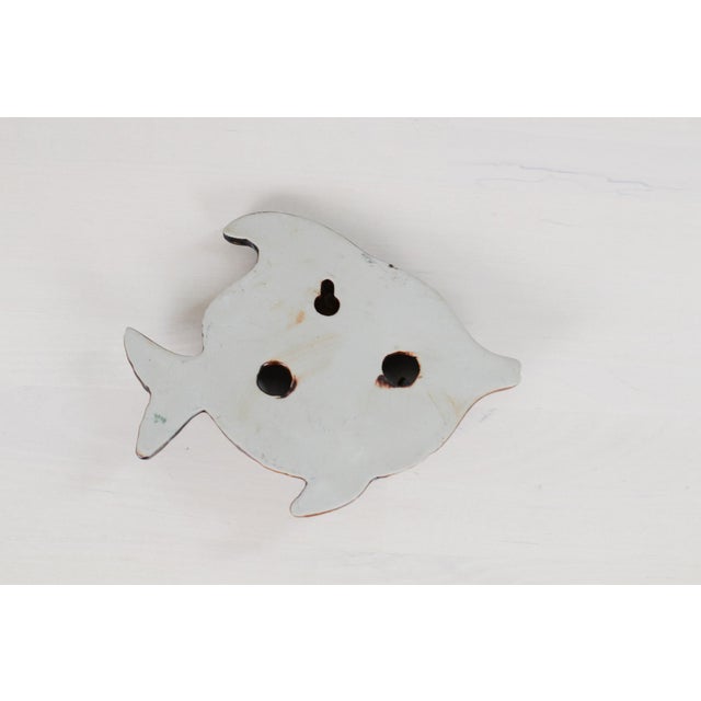 Set of 3 Mid-Century French Majolica Fish Wall Plaques | Mid-Century Vallauris Pottery For Sale - Image 18 of 18