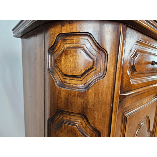 Rustic Large Wooden Sideboard with Six Doors and Six Drawers, 1960s For Sale - Image 3 of 18