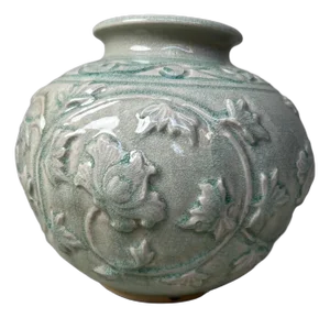 Vintage Japanese Ikebana Flower Vase by Noma Gazan, 1970s