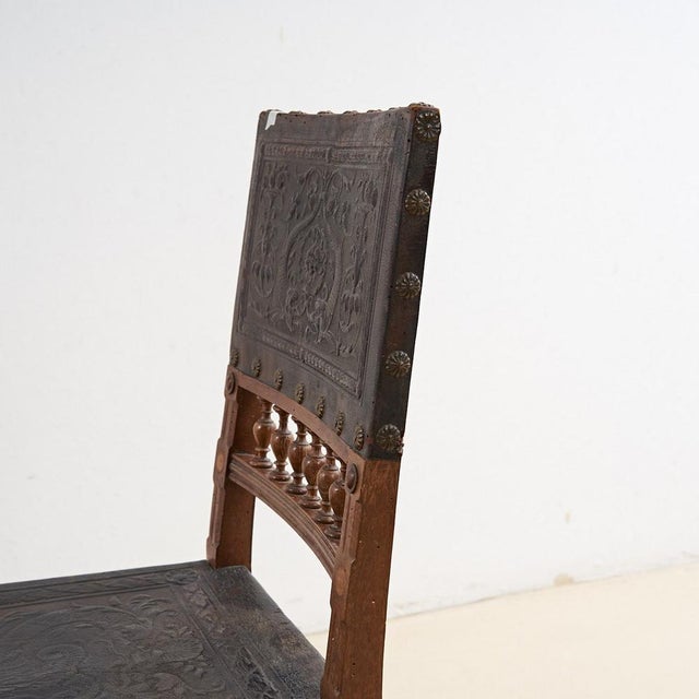 Wood Chairs, Early 1900s, Set of 2 For Sale - Image 7 of 9