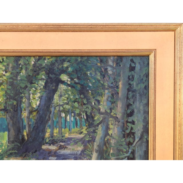 2000 - 2009 Jerry Greenberg "In Back of the Field" Contemporary Realistic Texas Nature Landscape Painting, 2005 For Sale - Image 5 of 10