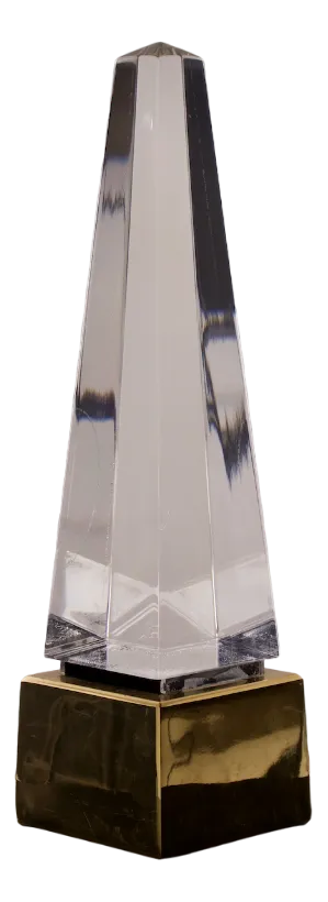Obelisk Lamp in Acrylic Glass, 1970s