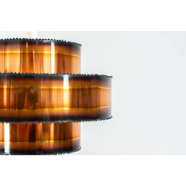 Metal Brutalist Burnt Copper Pendant Lamp by Svend Aage Holm Sørensen For Sale - Image 7 of 12