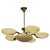 Art Nouveau Six-Light Brass Chandelier by Jencik, Czechoslovakia, 1920s For Sale - Image 17 of 17
