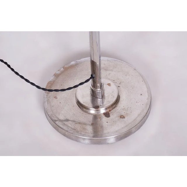 1920s Art Deco Floor Lamp in Chrome, 1920s For Sale - Image 5 of 9