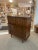 1970s Vintage Mid Century Modern Highboy Dresser by United With Sculpted Wood Front For Sale - Image 4 of 9