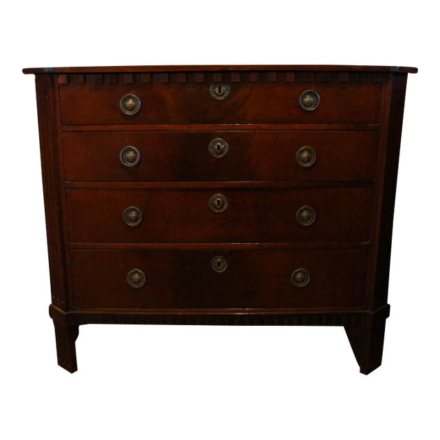 C. 1780-1800 Neoclassical Dutch 4-Drawer Commode For Sale