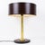 Jacques Adnet Brown Hand-Stitched Leather-Clad Table Lamp For Sale - Image 9 of 14