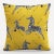 Red from Scalamandre crafted by Cloth & Company 20" Decorative Pillow, Yellow Animal Print For Sale In Chicago - Image 6 of 6