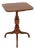 American Mahogany Tripod Side Table For Sale