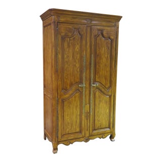 1970s French Country Drexel Heritage Armoire For Sale