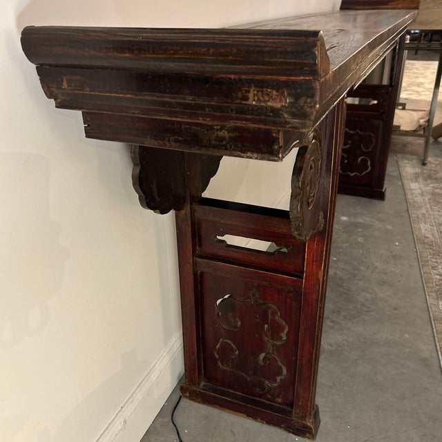 Chinese Antique Chinese Console - From Far Eastern Art & Antiques of Nyc - Chinese Console For Sale - Image 3 of 7