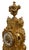 Gold Large 19th Century French Doré Bronze Clock Garniture Marked Jules Graux, Paris. For Sale - Image 8 of 16