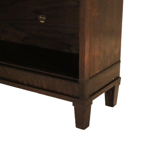 Antique Macey Arts & Crafts Mission Oak 3 Stack Barrister Bookcase C1910 For Sale - Image 6 of 11