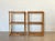 Mid-Century Modern Wicker and Bamboo Bedside Tables, 1970s, Set of 2 For Sale - Image 3 of 9