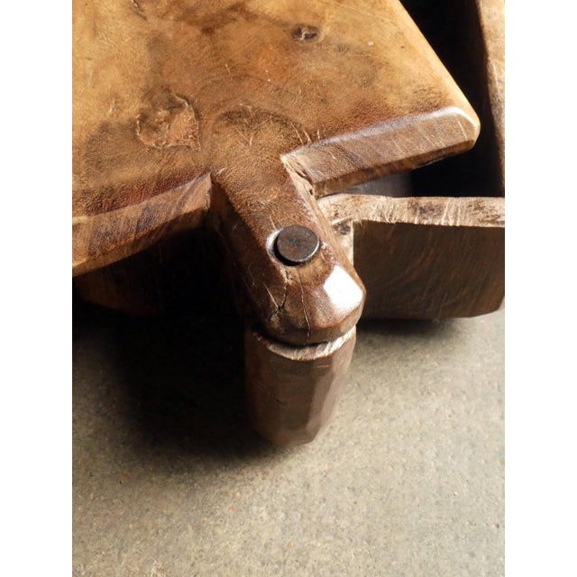 Elm Work Box, France, 1930s For Sale - Image 9 of 12