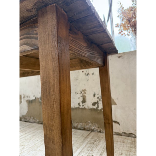 Pine Farmhouse Table, 1950 For Sale - Image 13 of 18