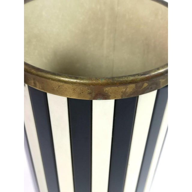 1950s Mid-Century Black and Chrome Umbrella Stand by Siva Poggibonsi, Italy, 1950s For Sale - Image 5 of 17