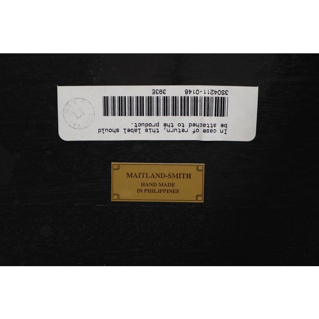 Maitland Smith Mahogany End Table Stand For Sale - Image 14 of 14