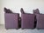 Wood 1980s Postmodern Vladimir Kagan Style Upholstered Dining Armchairs With Casters – Set of 4 For Sale - Image 7 of 17