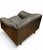 Poltrana Frau Vintage Poltrana Frau Brown Leather Lounge Chair For Sale - Image 4 of 13