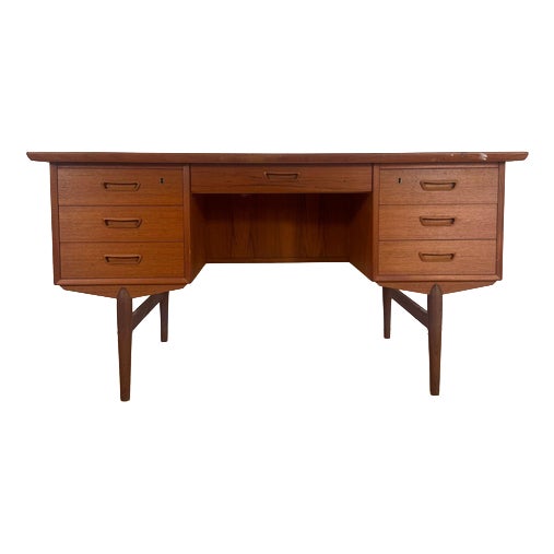 Scandinavian Teak Desk, 1960s For Sale