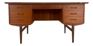 Scandinavian Teak Desk, 1960s