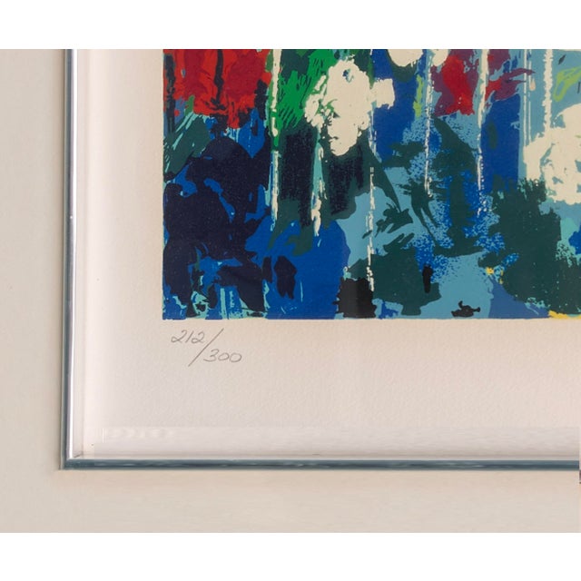 Contemporary LeRoy Neiman, Regents Park (Framed Large Hand Signed Serigraph), 1984 For Sale - Image 3 of 3
