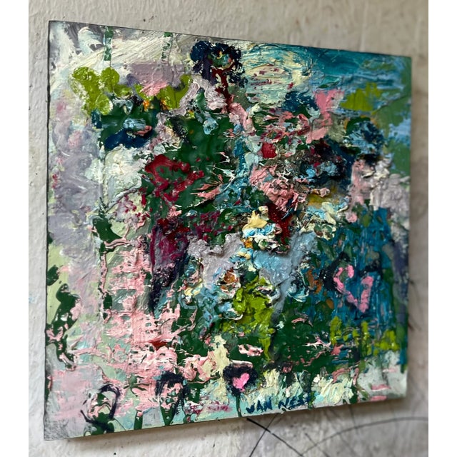 “Small Heart, Big Love”, Original Oil Painting, Abstract Arts, by Van Ness For Sale In Saint Louis - Image 6 of 6
