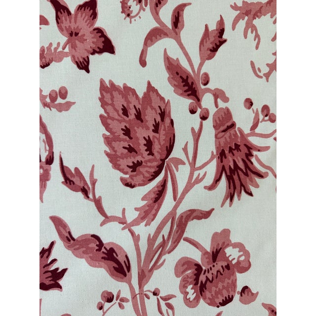 China Seas Quadrille Madam Butterfly Fabric 2 Yards Eggplant For Sale - Image 4 of 7