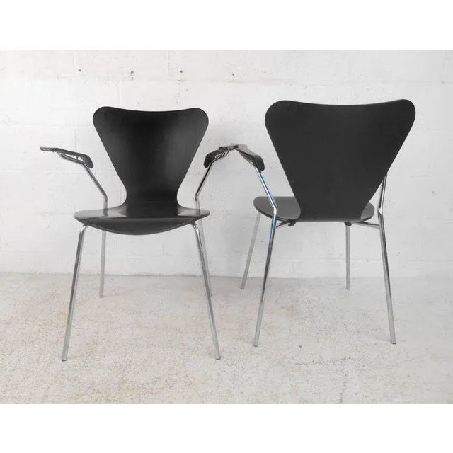 Vintage Italian Modern Chair - Set of 3 For Sale - Image 4 of 10