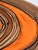 Orange 1960's Aldo Londi for Bitossi Raymor Bulls Eye Large Platter For Sale - Image 8 of 10
