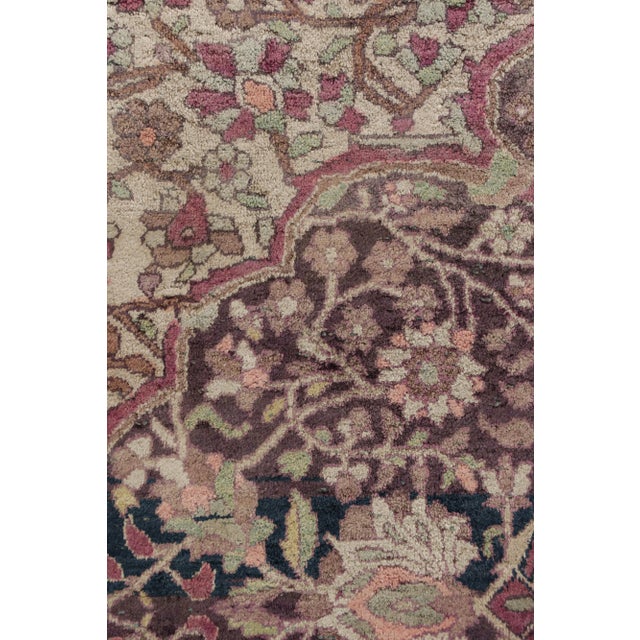 Antique Persian Kashan Rug With Medallion and Floral Patterns, From Rug & Kilim For Sale In New York - Image 6 of 8