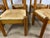 Charlotte Perriand Vintage Oak and Straw Chairs by Charlotte Perriand, 1960s, Set of 6 For Sale - Image 4 of 9