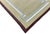 Handmade Cotton Dhurrie Runner, Olive Green and Wine Border Fish Patterned Runner Rug- 4'x10' For Sale - Image 6 of 12