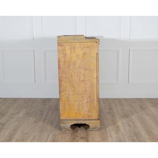 Swedish Gustavian Period Buffet in Original Yellow Paint, Late 18th Century For Sale - Image 12 of 12