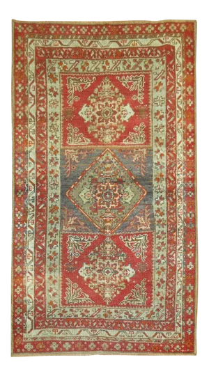 Antique Sivas Rug, 3' X 4' 9"