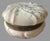 Victorian Antique Victorian Wavecrest Style Floral Decorated Art Glass Dresser Box For Sale - Image 3 of 12