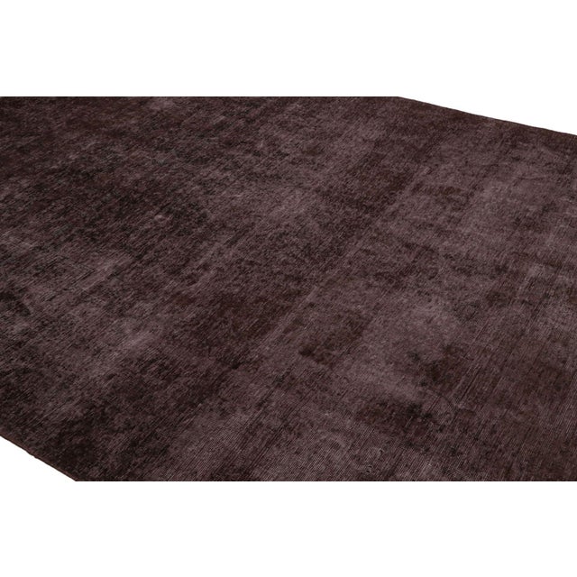 Rug & Kilim Vintage Persian Rug in Brown and Pink, From Rug & Kilim For Sale - Image 4 of 7