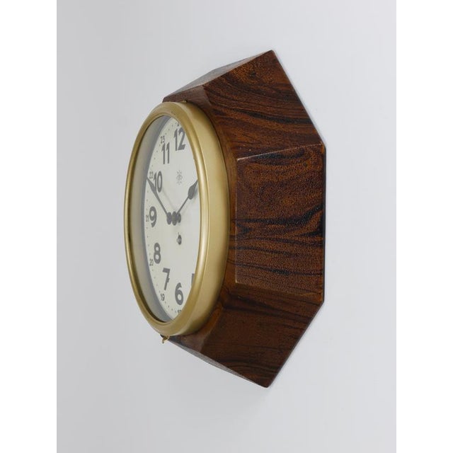 Vienna Modernism Wall Clock by Adolf Loos for Junghans, Germany, 1920s For Sale - Image 10 of 18